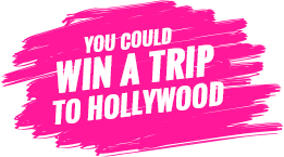 you could win a trip to hollywood